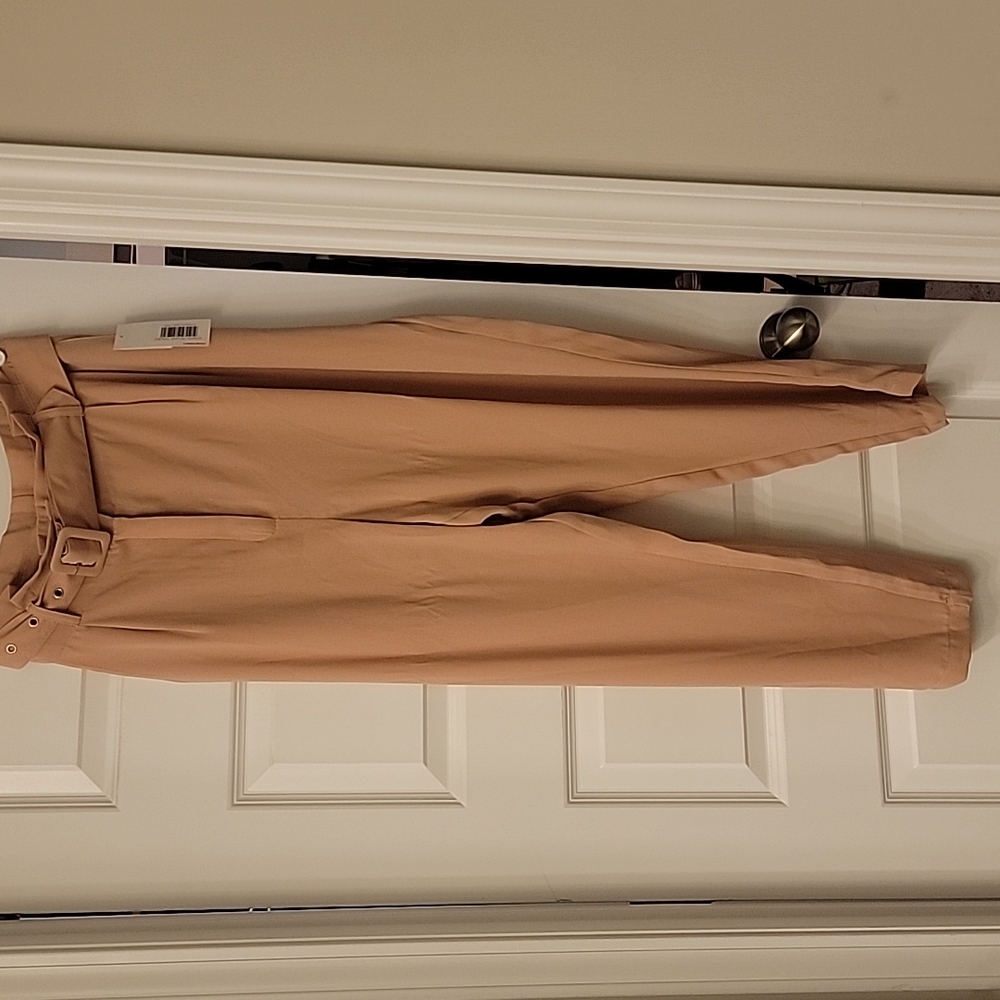 Belted slacks